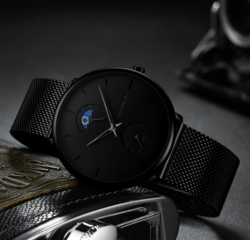CRRJU Top Brand Luxury Man Wri - Smartwatch Branded Watches For Men review and price