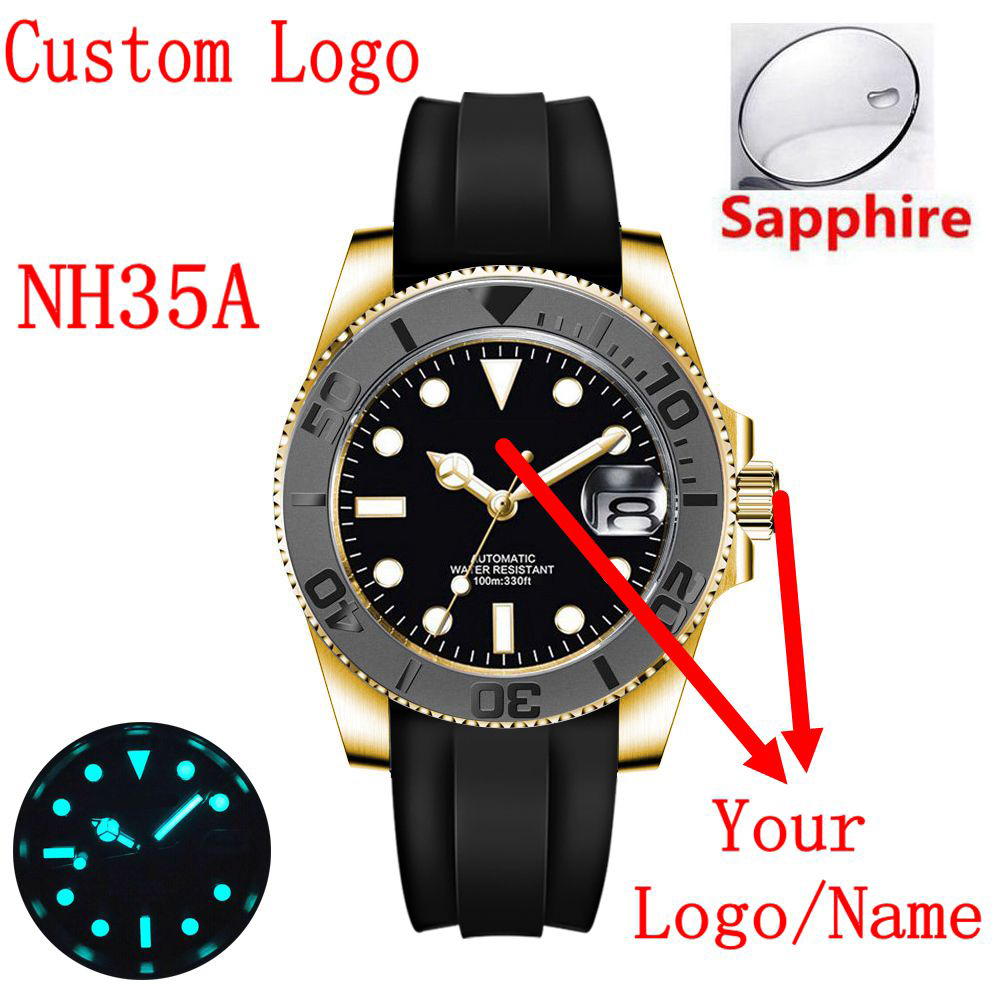 Custom logo 40mLuxury NH35/ Mi - Luxury Ceramic Watch review and price
