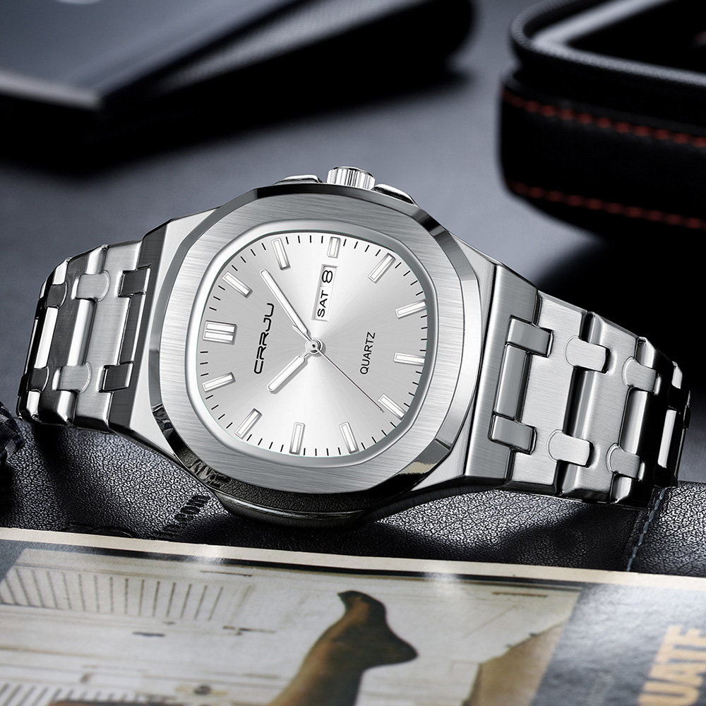 CRRJU 5039 Top Brand Men's Qua - Smartwatch Branded Watches For Men review and price