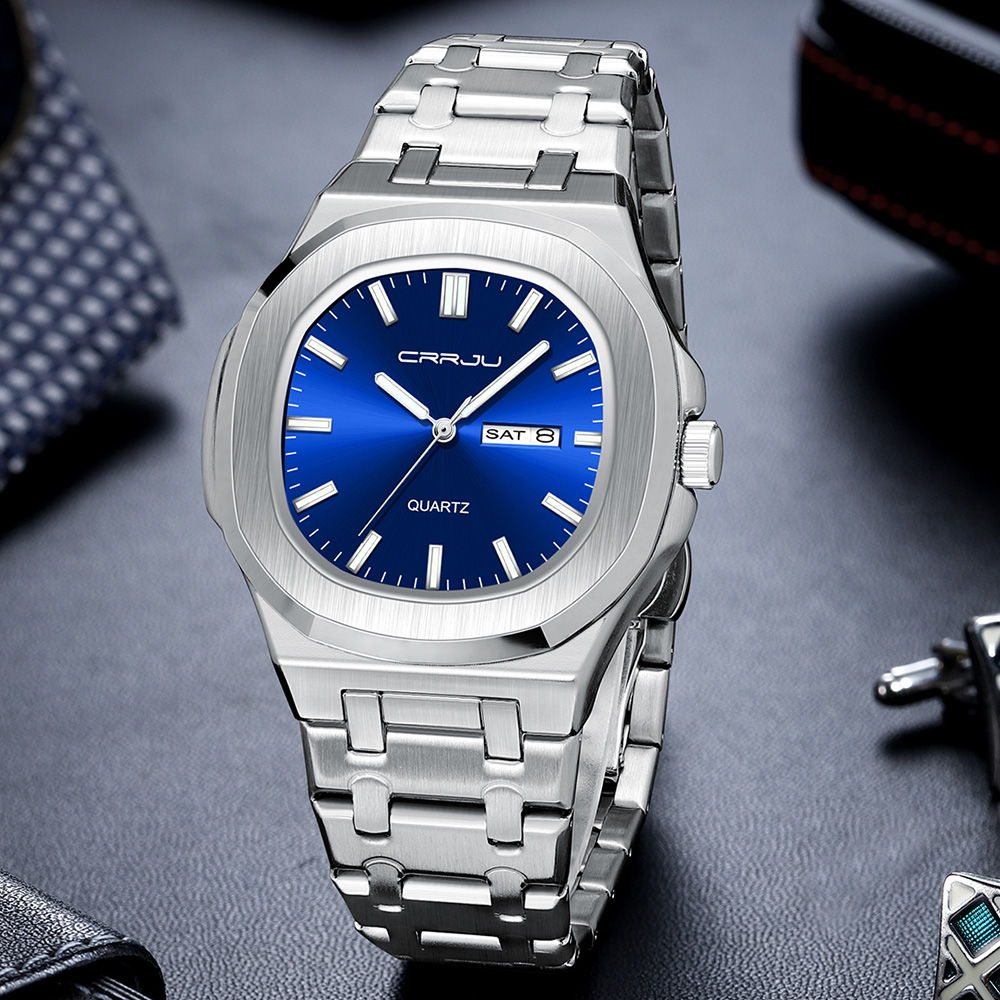 CRRJU 5039 Top Brand Men's Qua - Smartwatch Branded Watches For Men review and price