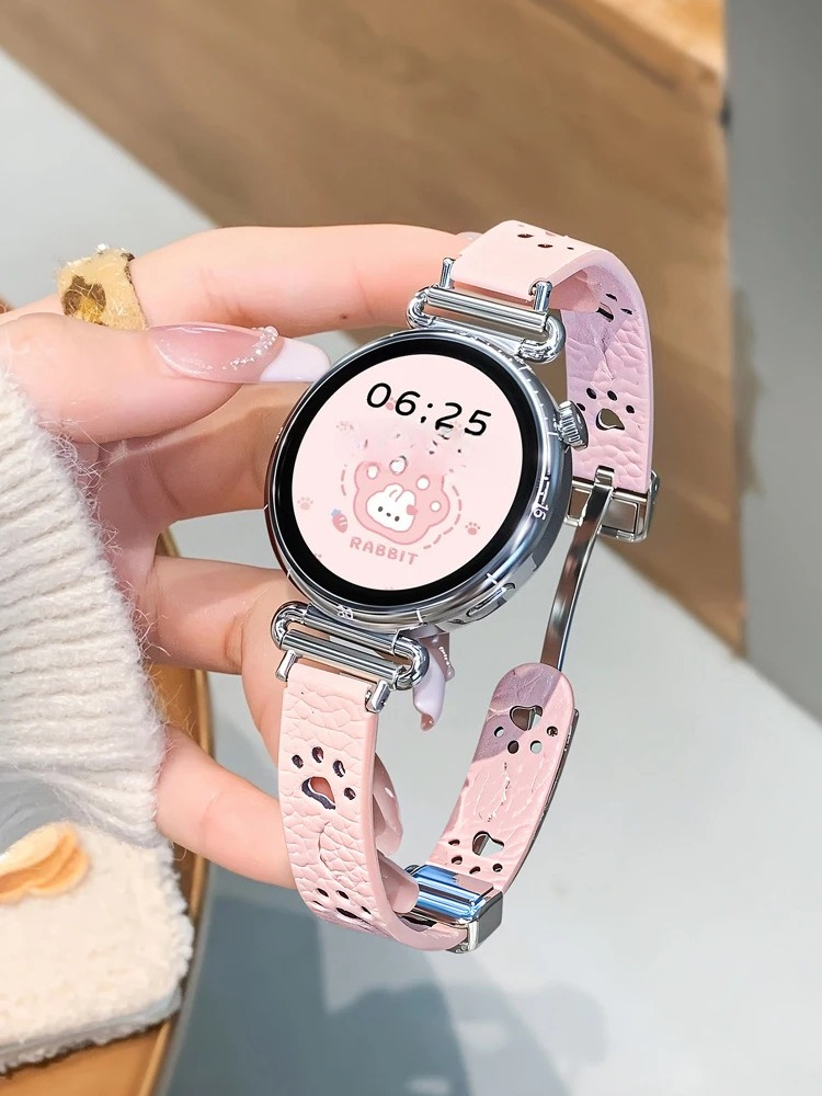 Hollow Cat Paw Pattern Strap f - Smartwatch Samsung Watches For Women review and price