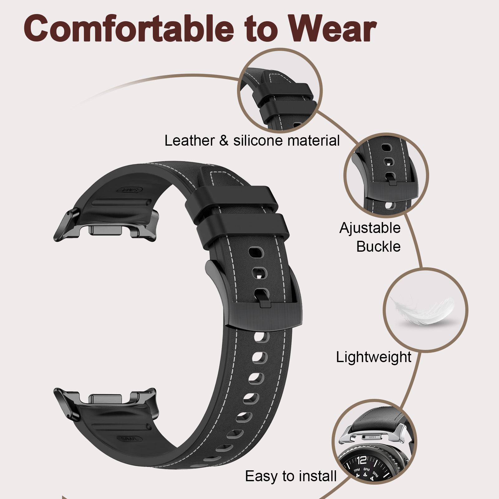 PeakForm Band For Samsung Gala - Smartwatch Samsung Watches For Women review and price
