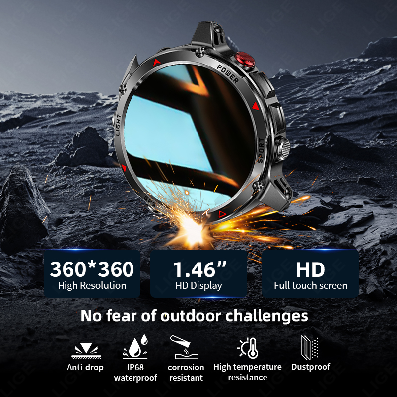 LIGE New Professional GPS Spor - Smartwatch Running Watches For Men review and price