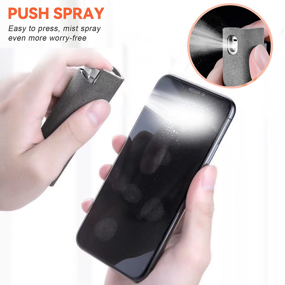 2 In 1 Screen Cleaner Spray Ki - Watch Polishing Cloth review and price