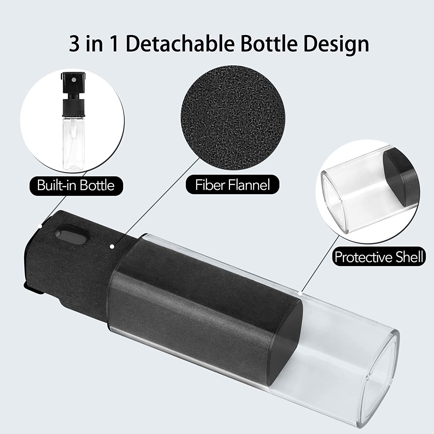 2 In 1 Screen Cleaner Spray Ki - Watch Polishing Cloth review and price